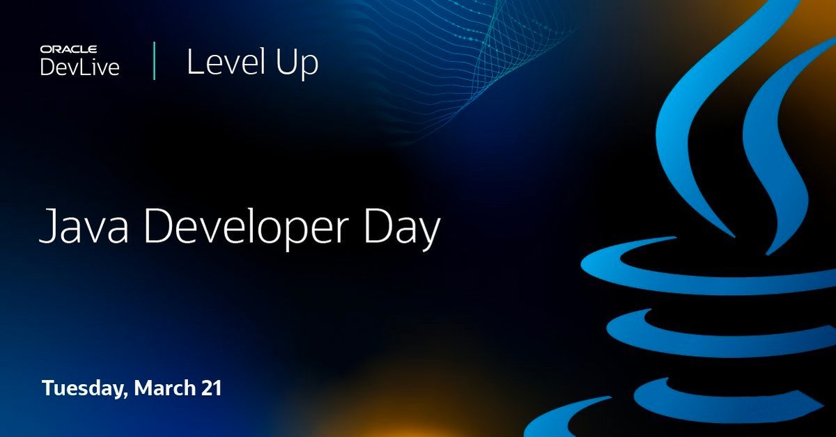 Java Developer Day at Level Up is full of informative sessions around #Java20, Z Garbage Collector, Project Panama, and more! Check out this in-depth look at what you can look forward to—and be sure to register so you don't miss out! #OracleDevLive <a href="/java/">Java</a> social.ora.cl/601030Z8q