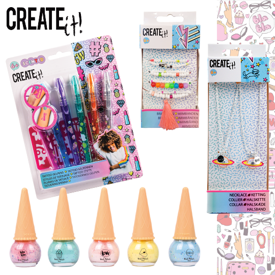 Imports_Dragon's tweet photo. CreateIt! Cosmetics are colourful and bold 💅 Add some colour to your look with the pastel nail polishes, washable tattoo gel pins, and fun accessories in this contest prize pack! https://t.co/S2w7W6CD3J

#createit #nailpolish #accessories #colourpop #colourtattoo #tweenstyle https://t.co/7P87j6zwbt