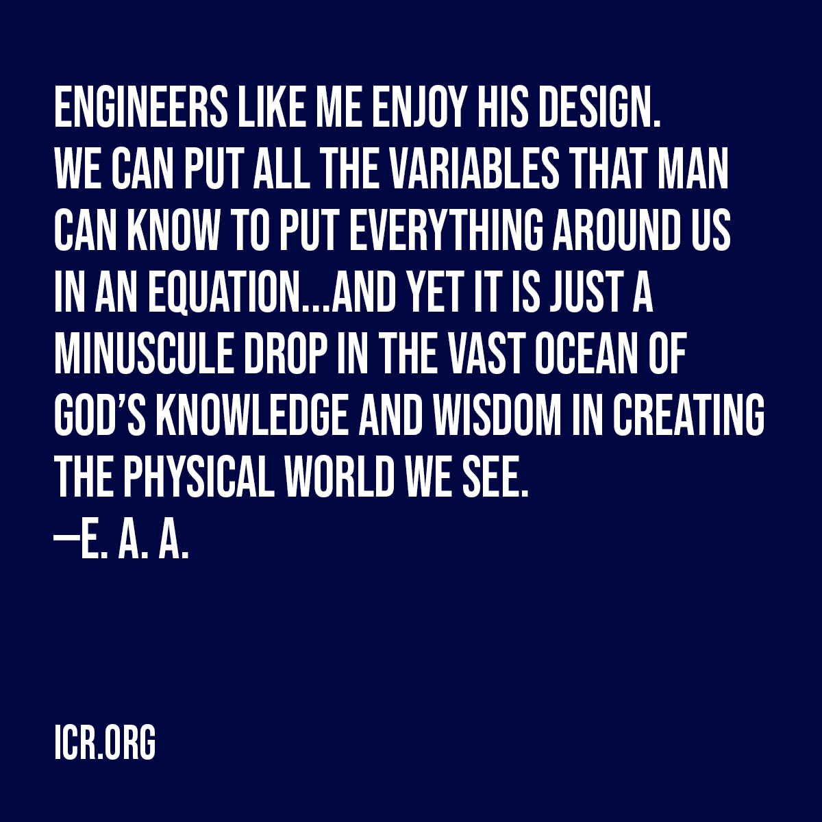 ICRscience's tweet image. 🙏 Amen! What do YOU enjoy about God&apos;s design in creation? Retweet, reply, and share with us.

#GodIsAwesome #TwitterThoughts