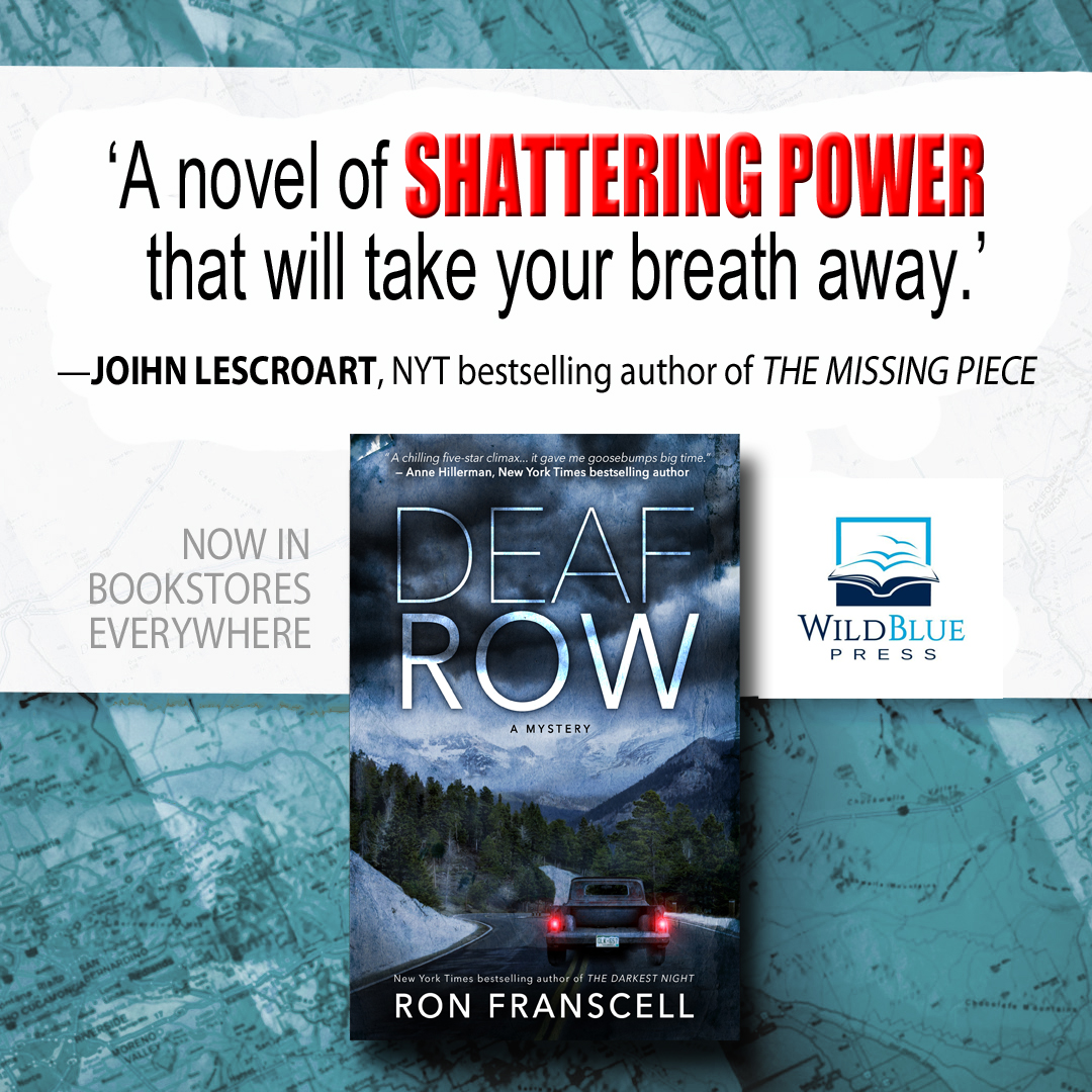 RonFranscell's tweet image. More praise for my new mystery #DeafRow from the renowned suspense author John Lescroart! #Mystery #CrimeFiction