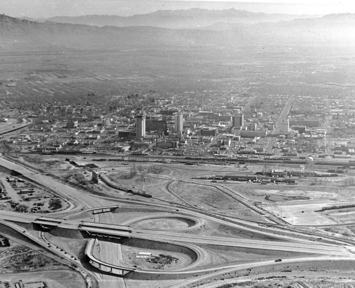 Vintage Las Vegas on Twitter "Spaghetti bowl, 1970. It took a few