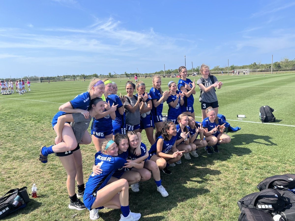 Congratulations on another win to today against a very good IMG team. Rossi had a fantastic goal, and Nitti and Deardorff with the shutout in a 2-0 victory <a href="/SFCGirlsAcademy/">Sockers FC Girls Academy</a>