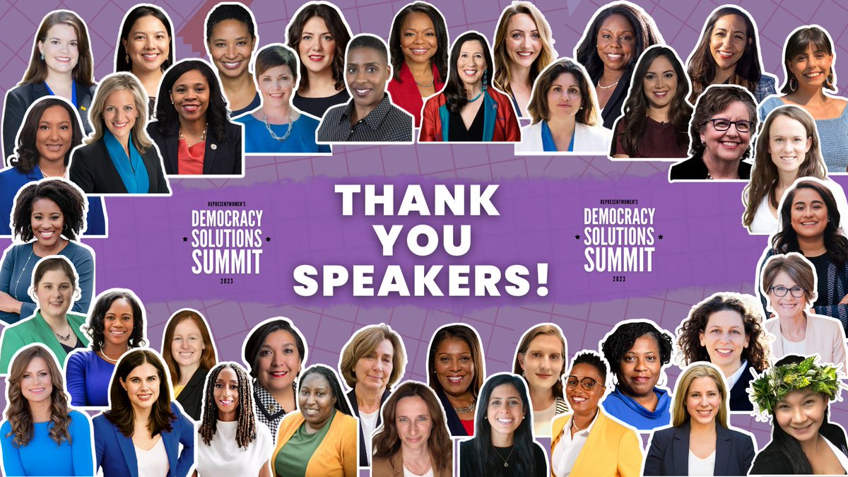 A HUGE thank you to all of these women for the genuine, passionate, intelligent, and insightful conversations over these past 3 days. The democracy reform space is so lucky to have you all. See you next year! (Well, hopefully sooner than that!)
#2023DSS @RepresentWomen