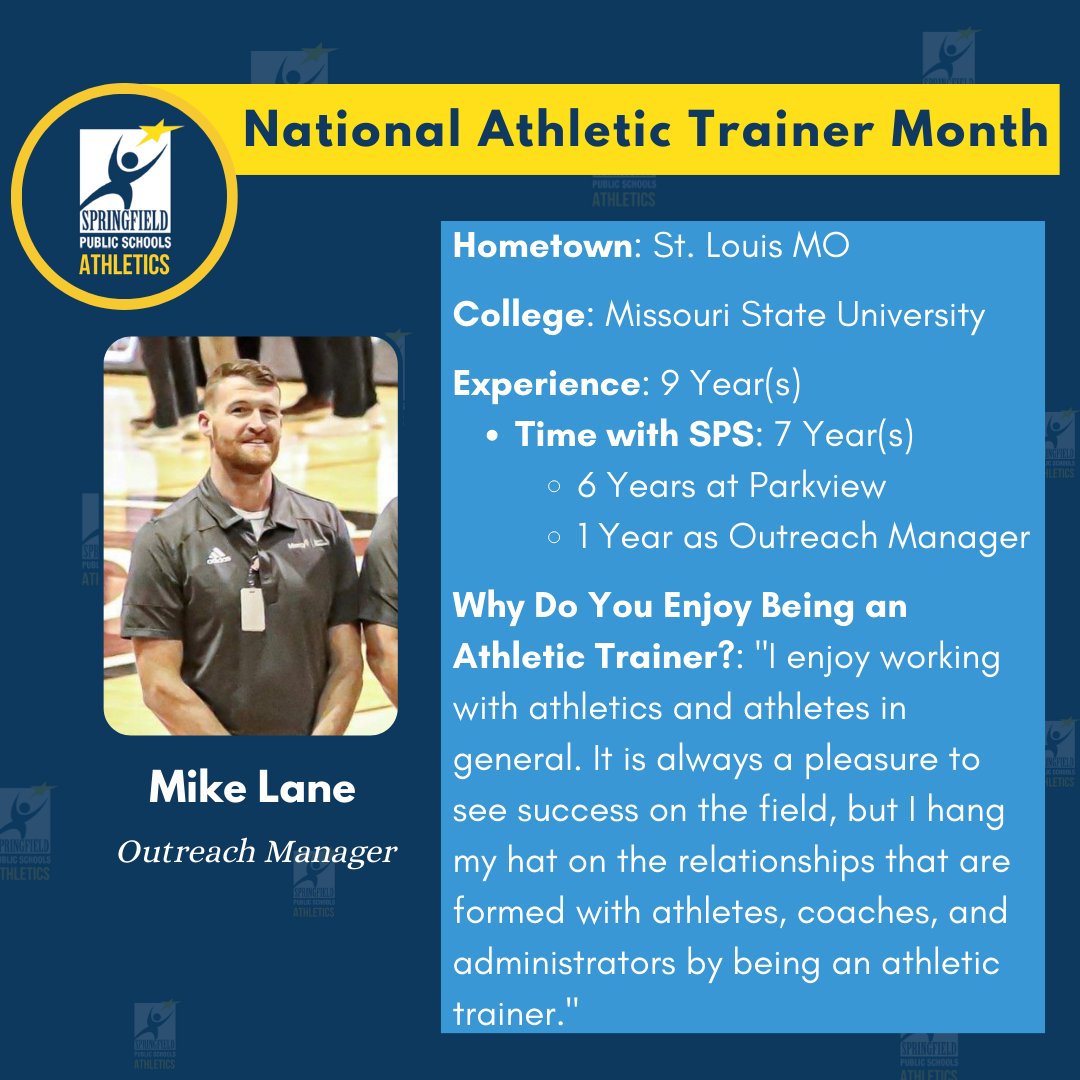 #ThankYou <a href="/mjlane115/">Michael Lane</a> for all your help with our <a href="/MercySportsMed/">Mercy SportsMedicine</a> Athletic Trainers!

#NationalAthleticTrainingMonth