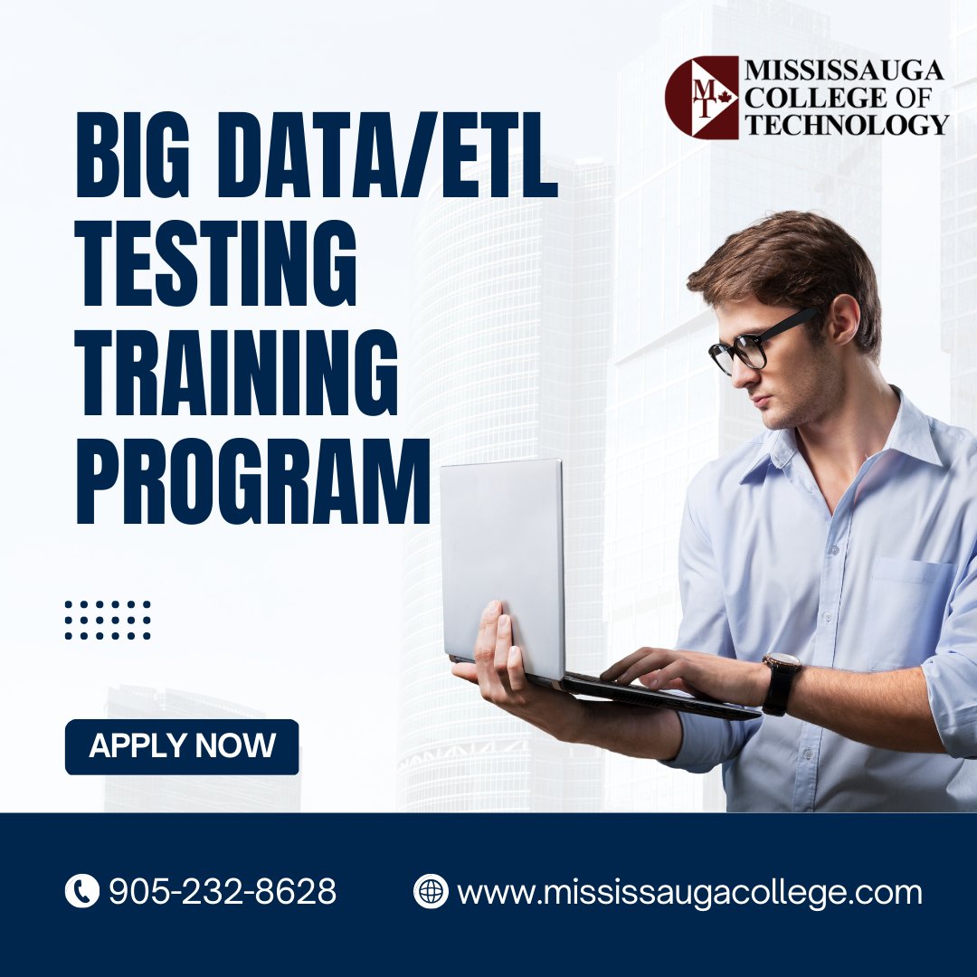 collegeMCT's tweet image. Ready to pursue a career in big data and ETL? Our comprehensive training equips you with the skills to succeed. Learn cutting-edge ETL tools and big data analytics to solve real-world problems. Don't miss out! Sign up today and take your career to the next level. #bigdatatesting