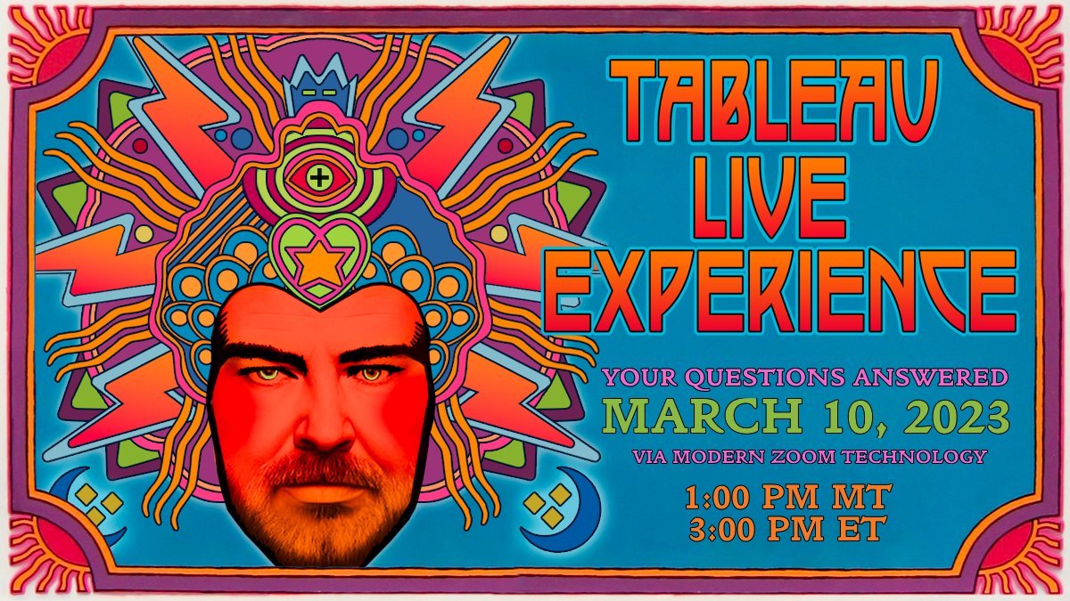 BoulderInsight's tweet image. All your Tableau questions answered for FREE today at 12 noon PT/3pm ET. Join us for an hour of fun and facts about #Tableau #data #Dashboard #Dataviz #DataAnalytics #DataVisualization Link to register: bit.ly/3T4USL7