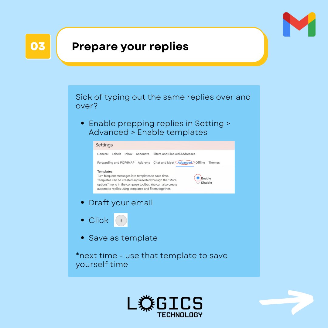 LogicsTech101's tweet image. Get ready to up your email game with these game-changing Gmail hacks! ๐๐ป #gmailhacks #productivitytips #logicstechnology