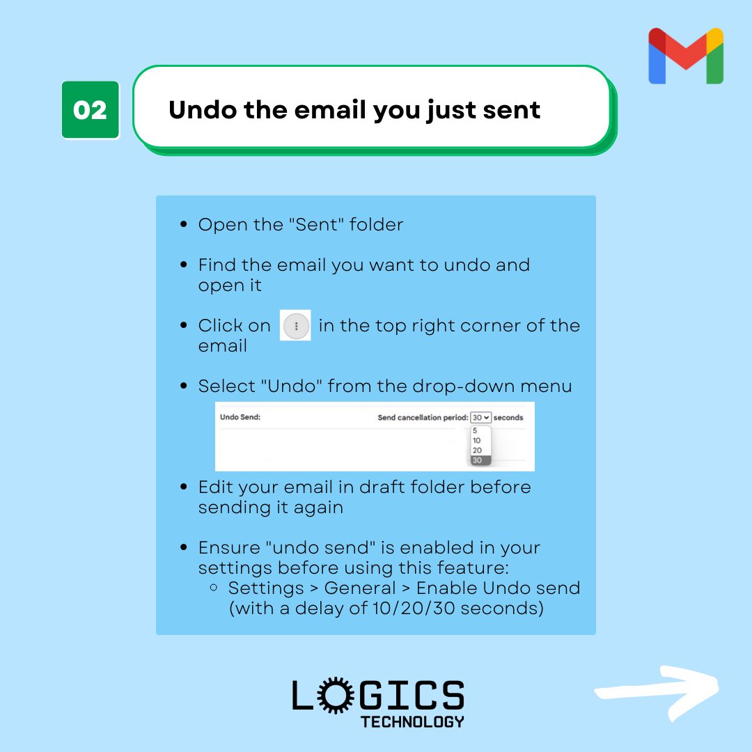 LogicsTech101's tweet image. Get ready to up your email game with these game-changing Gmail hacks! ๐๐ป #gmailhacks #productivitytips #logicstechnology