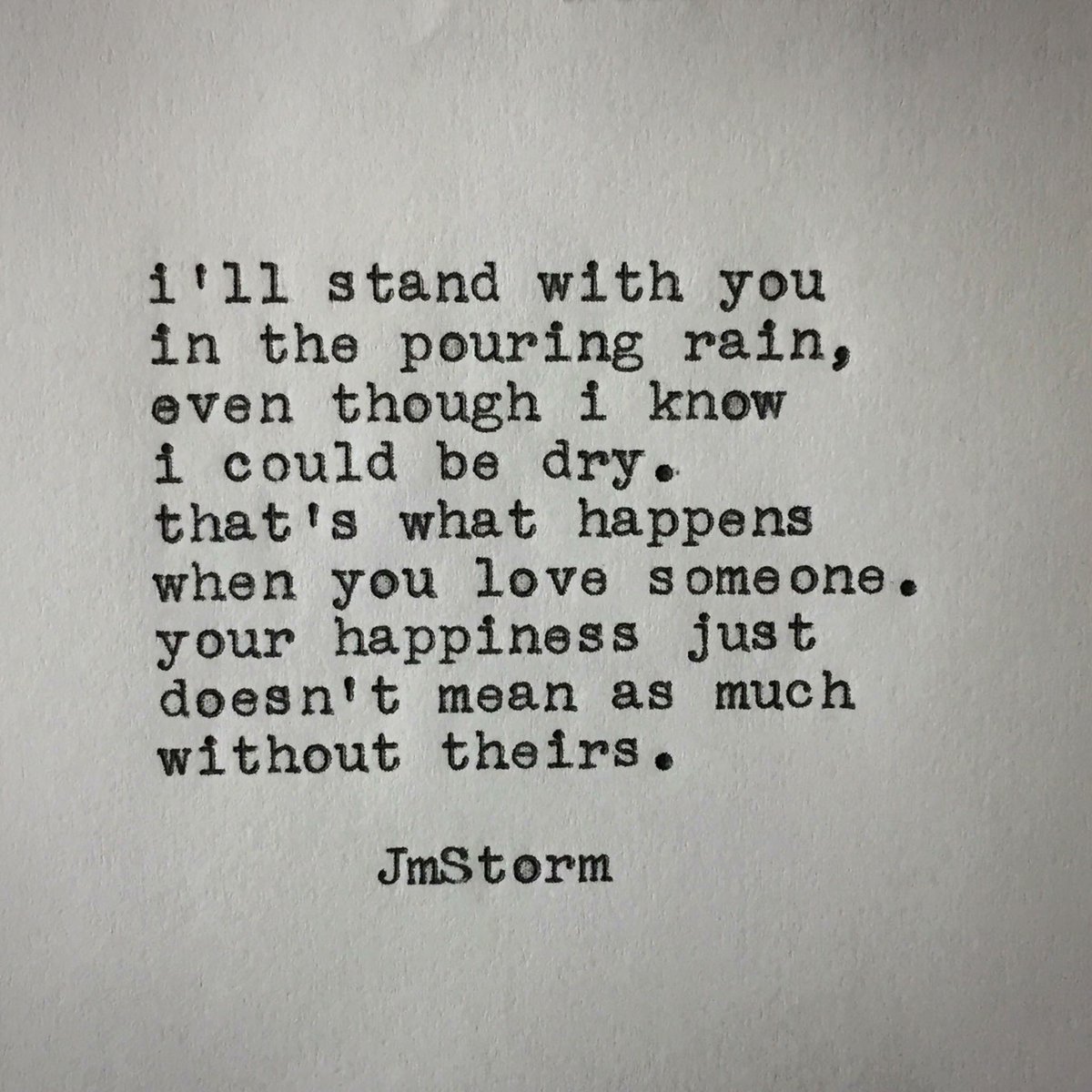 storm_jon's tweet photo. Deep love is sacrificial. 
It gives. 
Obviously that comes with the balance of loving yourself and that includes not falling on the sword for someone who doesn’t care about your wellbeing.  
#JmStorm https://t.co/UVvLQJD7qF