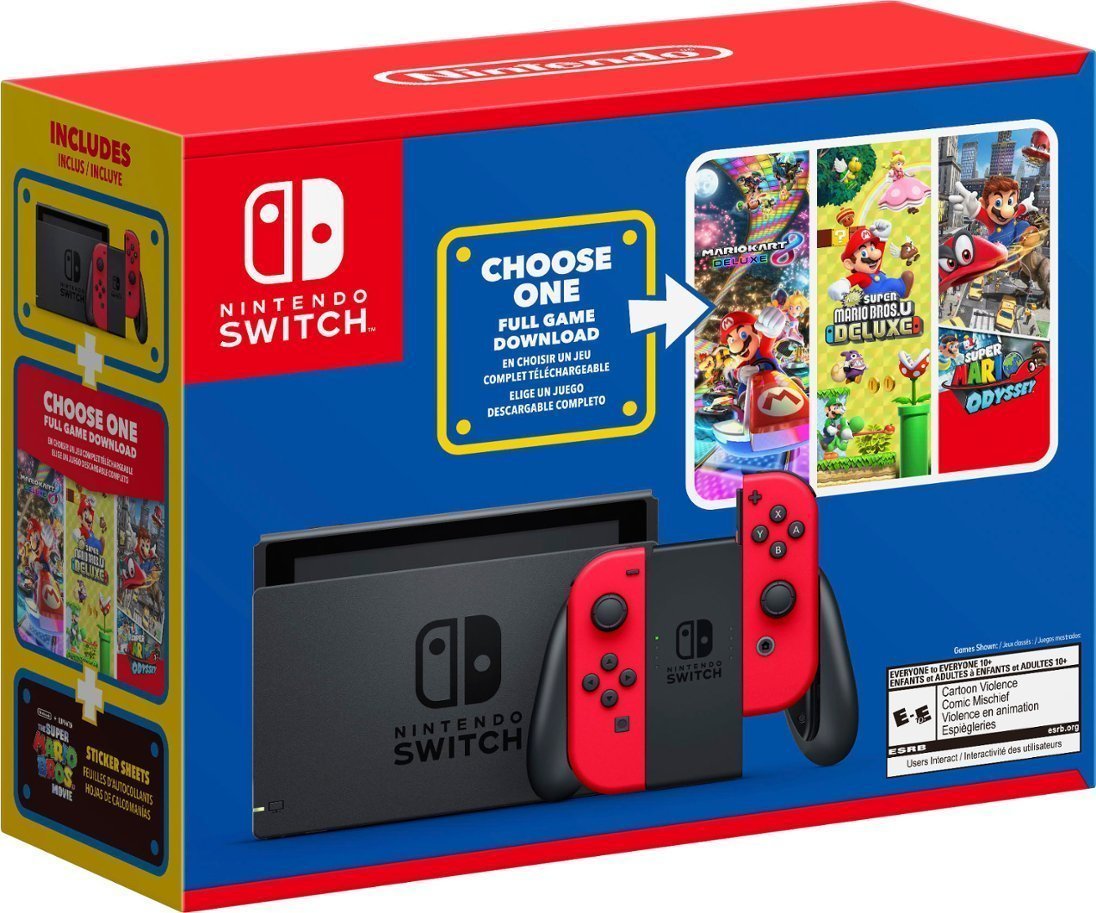 Best Buy: Nintendo Switch with Mario Kart 8 Deluxe Console Bundle