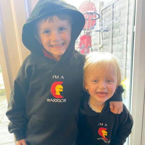 CFwarriorsUK's tweet photo. #CFWarrior Freddie needed a new hoodie and apparently was "absolutely buzzing" when it came in the post, so much so that he gave his little brother his old one 😍Happy Friday everyone, we hope you all have a fantastic weekend whatever you're up to!
#ItsFridayyy #FridayFeeling https://t.co/zx9p4IG9c2
