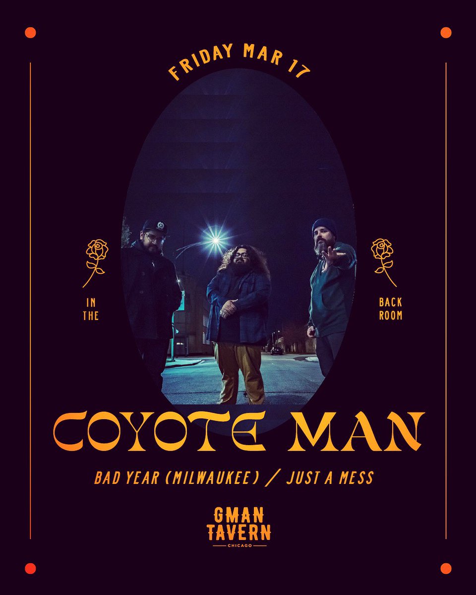 Next Friday at <a href="/GmanTavern/">Gman Tavern</a> on St. Patrick’s day! W/ <a href="/BadYearMusic/">Bad Year</a> and <a href="/JustaMessRock/">Just a Mess</a> ☘️☘️☘️