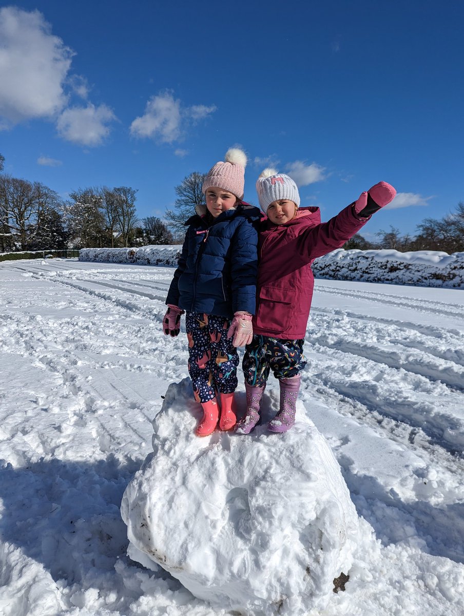 AliciaEmsell's tweet photo. @MundellaRockets Maggie and Elsie have enjoyed the snow ☃️ https://t.co/vo4wvJLecL