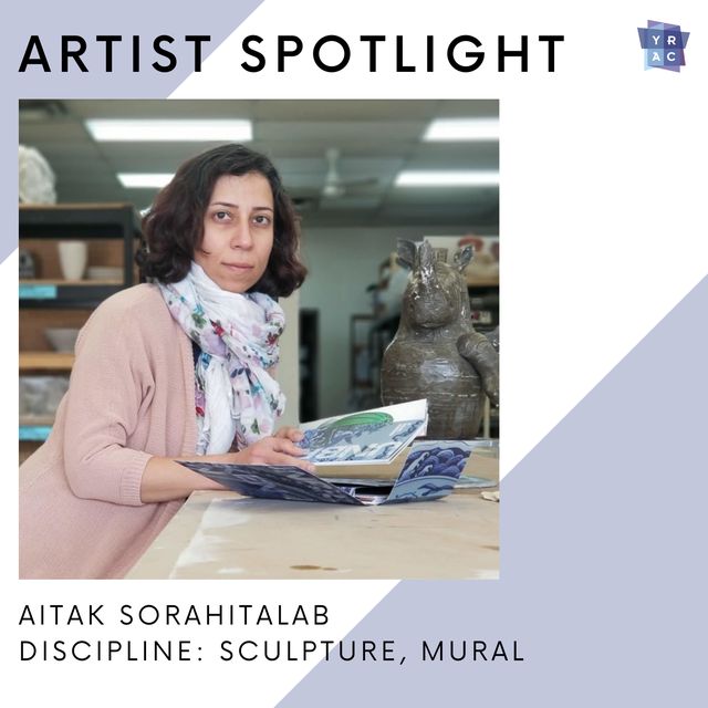 YorkRegionArts's tweet photo. Happy Friday! Today our #YorkRegionSpotlight✨ shines a light on local artist, Aitak Sorahitalab, a contemporary ceramic and mural artist, an art educator, and also a public art researcher. Learn more about her work: https://t.co/j2vW5BChUN
#YRArts #YorkRegion #artist https://t.co/fHVgWc2JS2