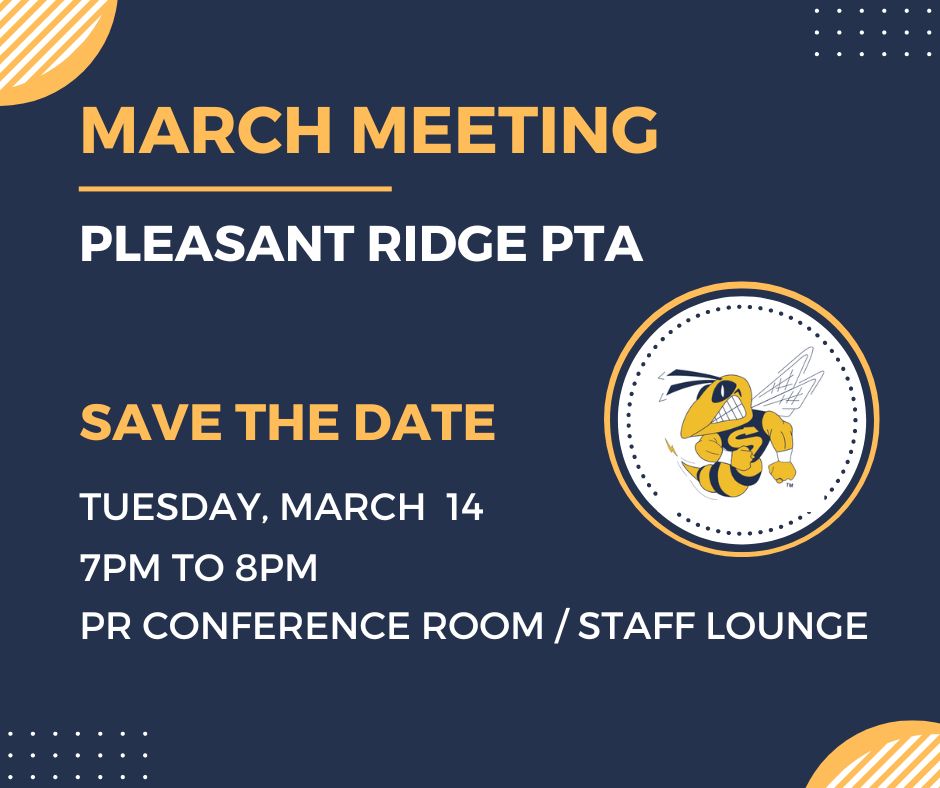 PR PTA meeting this Tuesday at 7:00 PM! All are welcome!