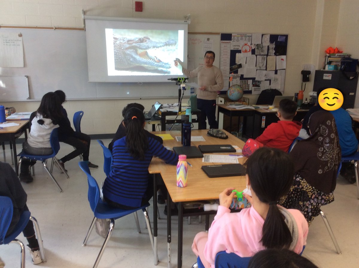 “The land cares for us. How do we care for the land?” Gr. 6 students look at the relationship between the crocodile and plover to learn about Reciprocity. #IndigenousKnowledge #ReadForThePlanet @TC2thinks @indigoLOR @YRDSB @YRDSBCECEast @YRDSBEcoSchools