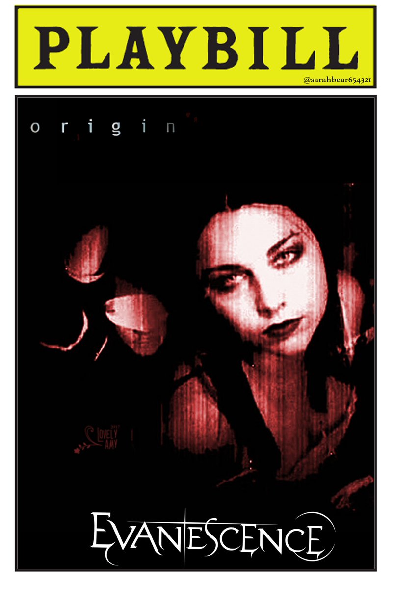 sarahbear654321's tweet photo. (2/2) #Evanescence album inspired #playbills https://t.co/T4iU6DkR0W