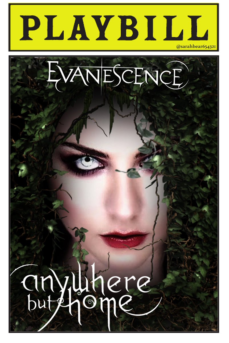 sarahbear654321's tweet photo. (2/2) #Evanescence album inspired #playbills https://t.co/T4iU6DkR0W