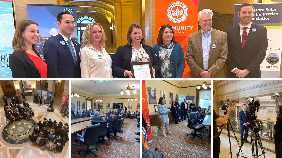 👏 #CleanEnergyBizDay 2023 is a wrap! Thank you to all of the partners &amp; sponsors that helped make this day a success and to all of the #mnleg lawmakers who took the time to speak to our members! #WeNeedCleanMN