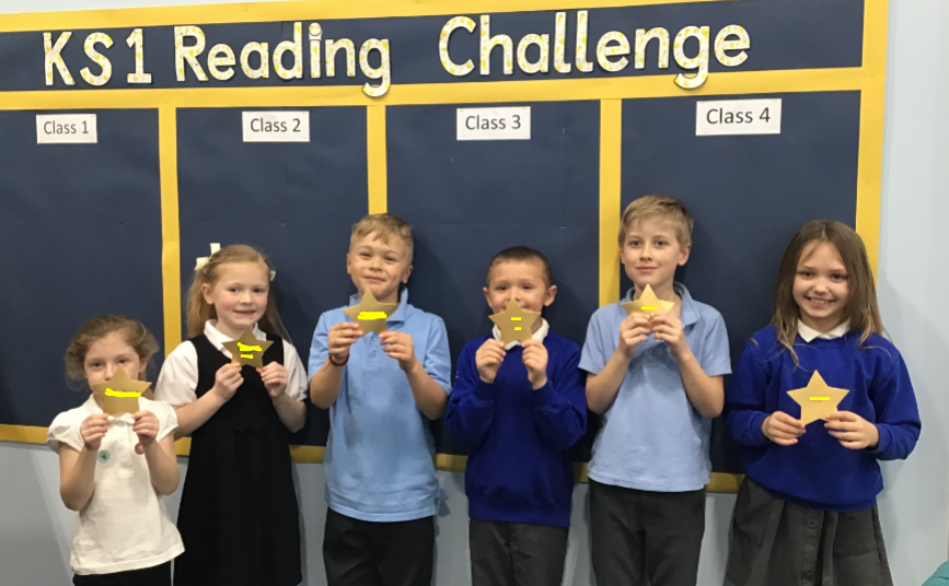 wla_y2's tweet photo. This week's Year 2 top readers! These children have read the most this week and their stars will be displayed on the wall ready to be entered into a prize draw at the end of term. Well done! https://t.co/LeGQm1UYVE
