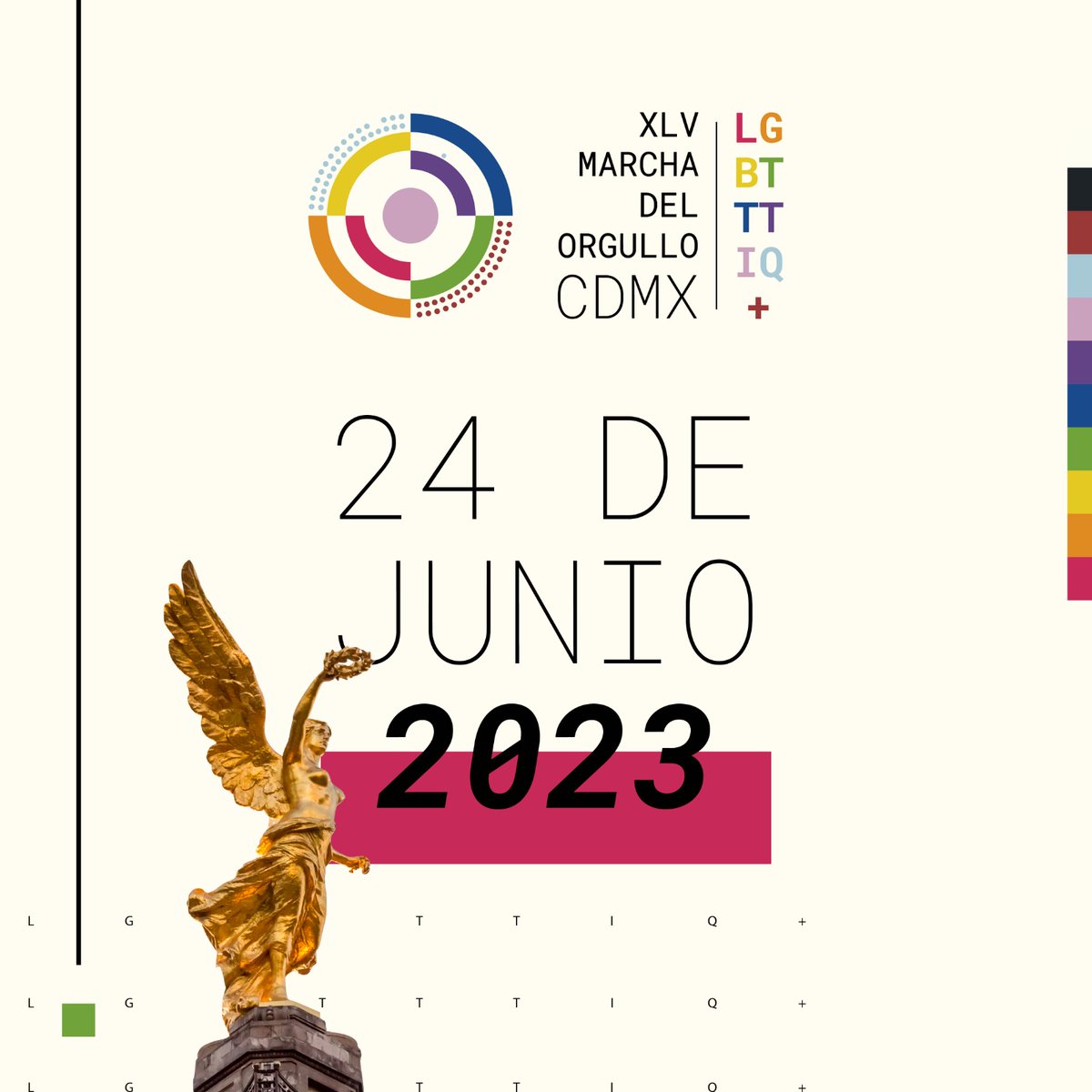 MarchaLGBTCDMX's tweet photo. Y tú ¿ya agendaste la fecha para la MARCHA? 🔥 https://t.co/EbPQedoANV