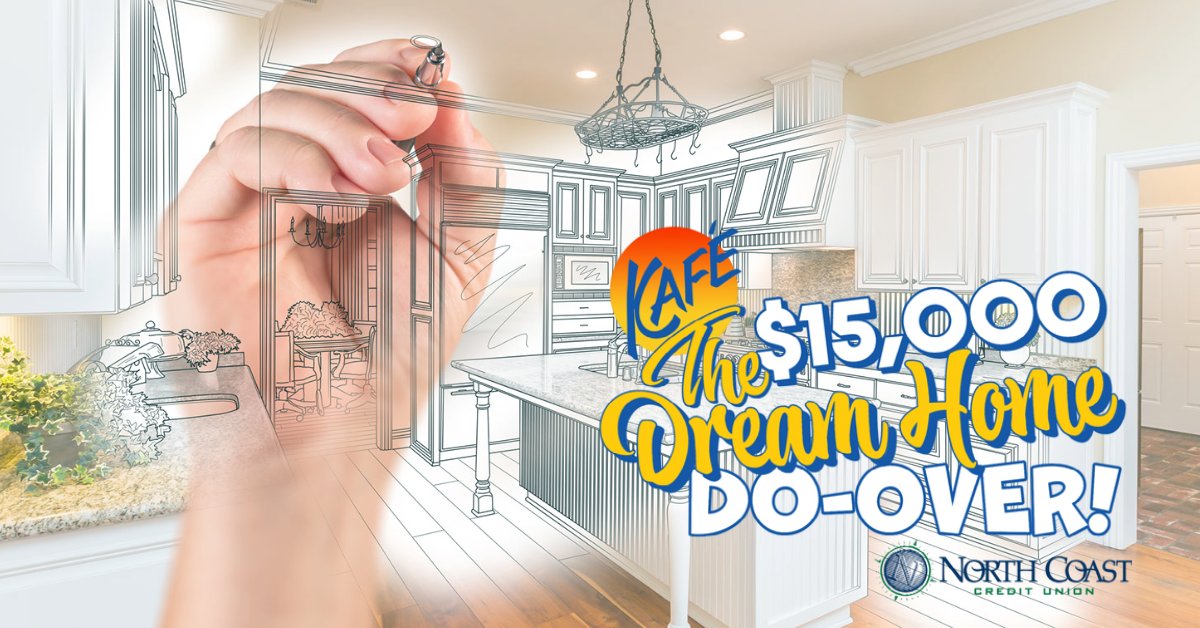 North Coast Credit Union (@northcoastcu) on Twitter photo Could you use $15,000 to spruce up your home? Enter to win <a href="/KAFE1041/">KAFE 104.1</a> Dream Home Do-Over everyday for your chance to win $15,000 to spend at one or all of the sponsors. buff.ly/3KffwWq Could you use $15,000 to spruce up your home? Enter to win <a href="/KAFE1041/">KAFE 104.1</a> Dream Home Do-Over everyday for your chance to win $15,000 to spend at one or all of the sponsors. buff.ly/3KffwWq