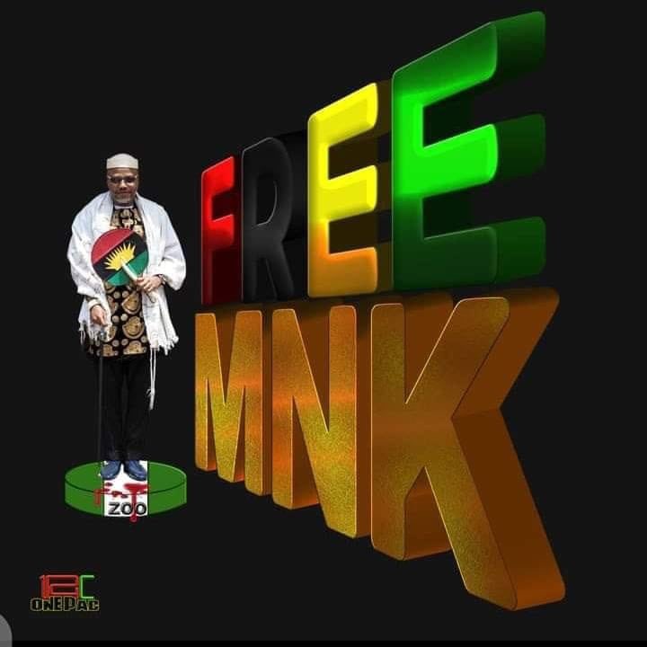 ginygold's tweet photo. @UNHumanRights @leonardcortana @UNHumanRights @UN @UKinNigeria @10DowningStreet @USinNigeria @POTUS @StateDept @EUinNigeria @EU Nigeria terrorist govt holding Mazi Nnamdi kanu is human right violation, tell the Nigeria terrorist govt to release Mazi Nnamdi kanu now.
#FreeMaziNnamdiKanuNow 
#BiafraReferendum https://t.co/nR2zWDWwDm