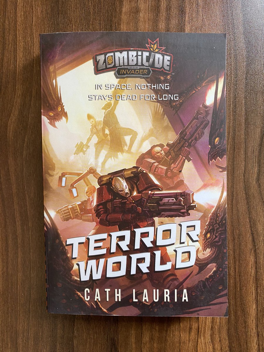 As always, big thanks to @AconyteBooks for the awesome #BookPost - today it’s TERROR WORLD by @author_cariz! I’ve had loads of fun with the #Zombicide books I’ve read so far, so I’m looking forward to this.