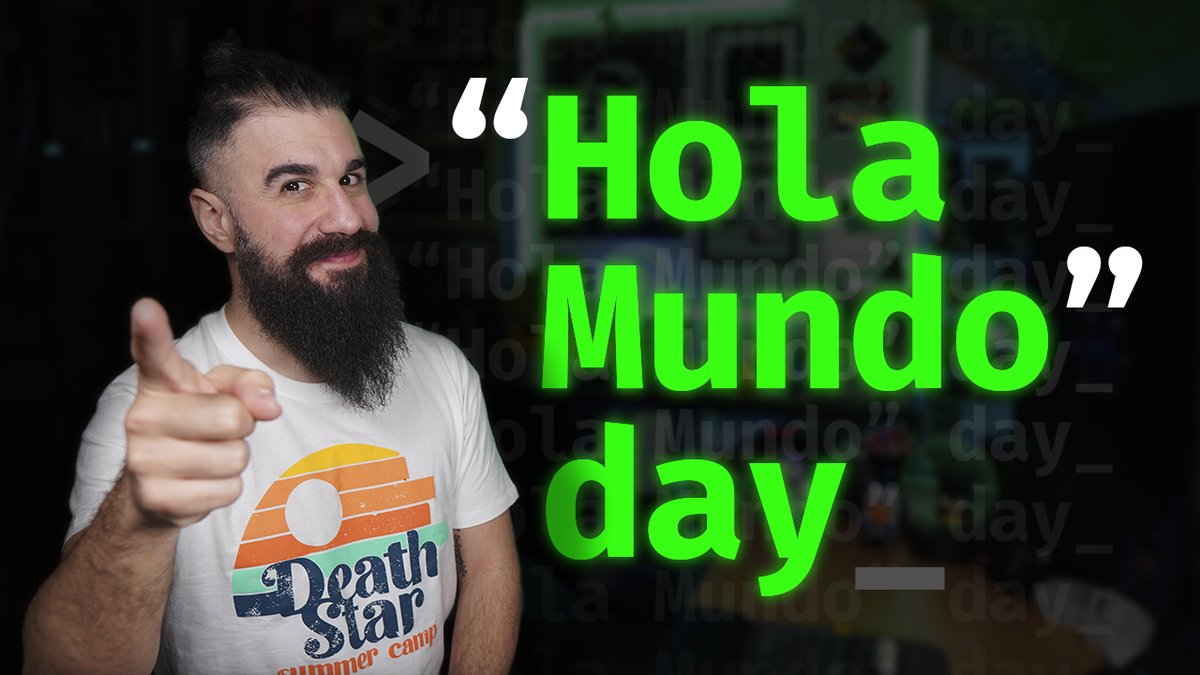 MoureDev's tweet photo. ¡Te presento la conferencia de programación de la comunidad!

El "Hola Mundo" day

Gratis y 100% online, para cualquier persona interesada en programación y desarrollo de software. Por y para la comunidad.

Te lo cuento todo en este vídeo:
▶️ https://t.co/VtsR31t8CJ

¿Vendrás? https://t.co/sy63X4qKFJ