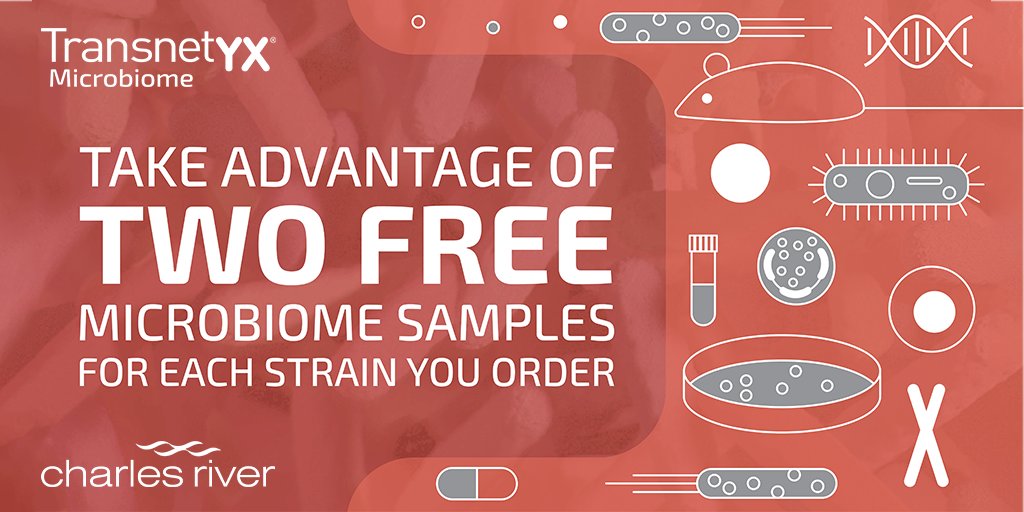 Transnetyx's tweet image. LIMITED-TIME OFFER! 🧬

Don&apos;t forget - you can claim two FREE microbiome tests for every rat or mouse strain you order from @CRiverLabs! Order yours today and gain invaluable insights: info.transnetyx.com/criver-microbi… 

#microbiomeanalysis #microbiomeresearch