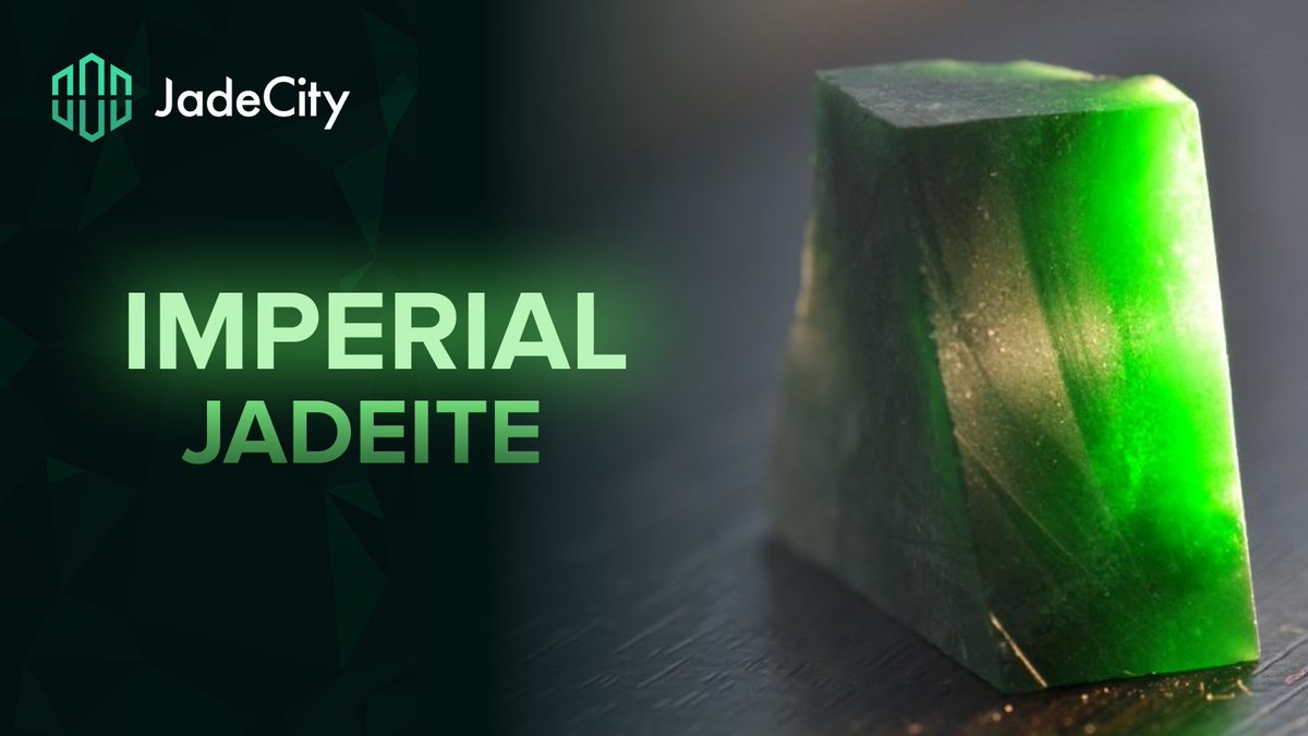 TheJadeCity's tweet image. The rarest form of jadeite is classified ✨ Imperial ✨

It's characterised by vibrant greens and stunning translucency and reaches $Millions per/kg.

The ultimate treasure of Jade City.
Will you own a piece?

#RWA #Jadeite #DeFi