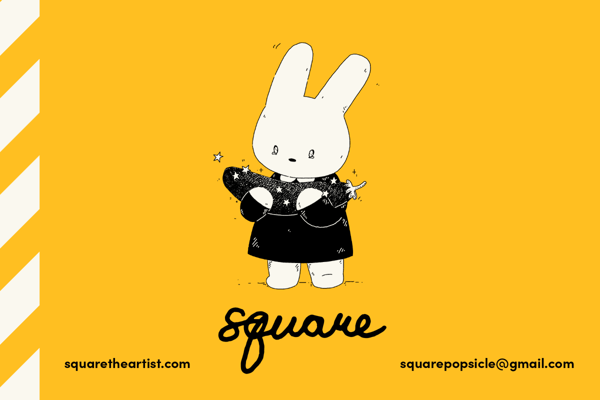 SquarePopsicle's tweet photo. @inkyelbows Hello #KidLitArtPostcard folks! 💛 I’m Square! 
I draw pictures with a pen and pencil crayons.  If you're looking for someone with a simple, nostalgic illustration style, let's talk!

🖋️https://t.co/TqUC3hCUOE
✉️squarepopsicle@gmail.com
📷https://t.co/yN9PeZaM05 https://t.co/G59M2ehC0E