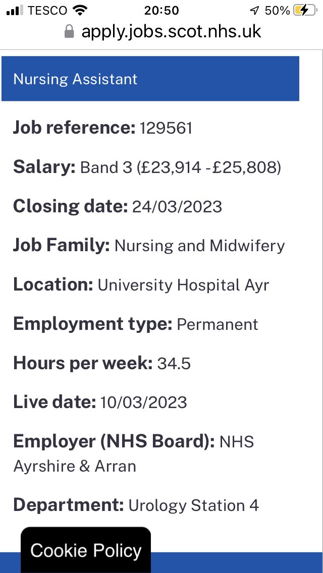 Never a day the same, never bored and lots of development…  come and join our great supportive team 😊