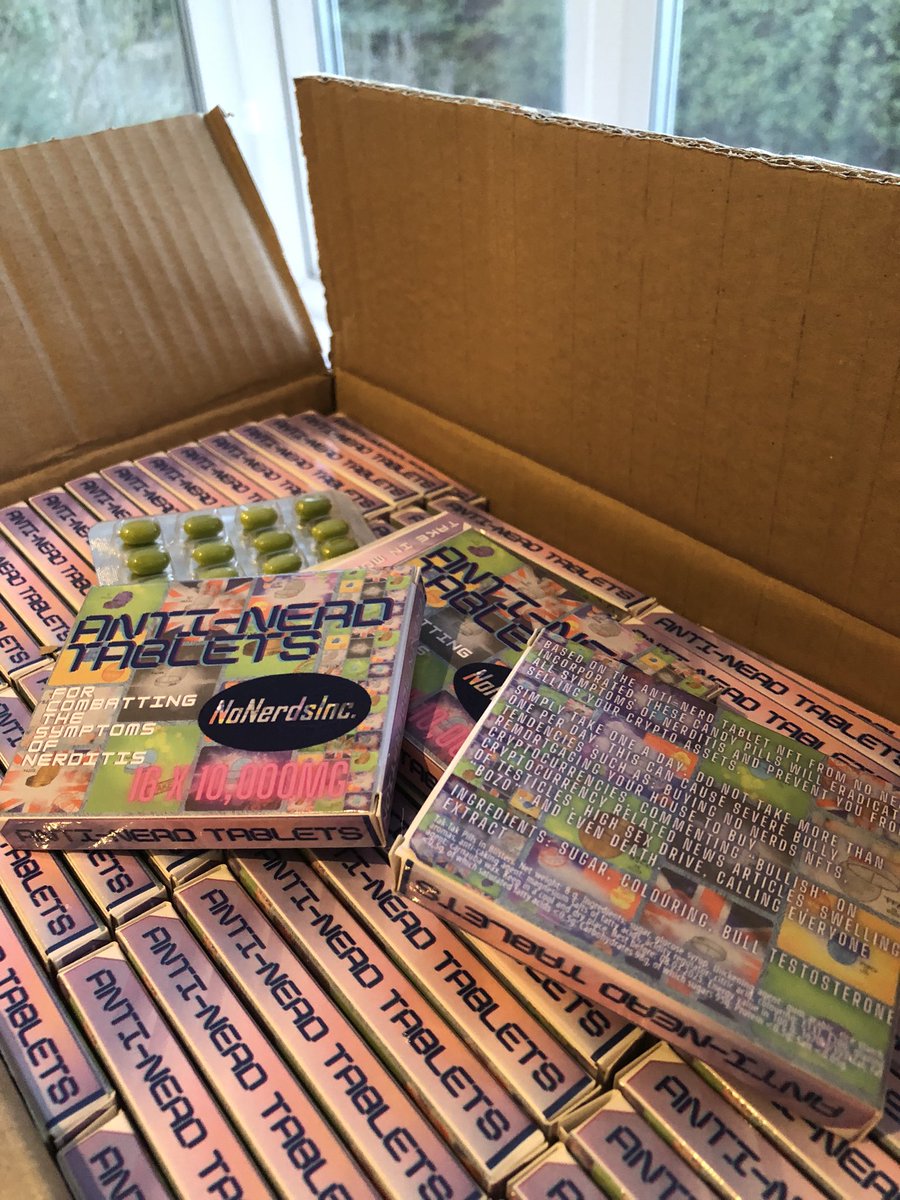 NoNerdsInc's tweet photo. The time has come!

These badass candies just arrived. They’ve been on pre-order for the past month or so, and they’re finally here.

🆓 All pre-orders will receive an extra box for free as a small token of thanks for your support of @NoNerdsInc 🆓

💊 Link to store in bio! 💊 https://t.co/igey69JNdU