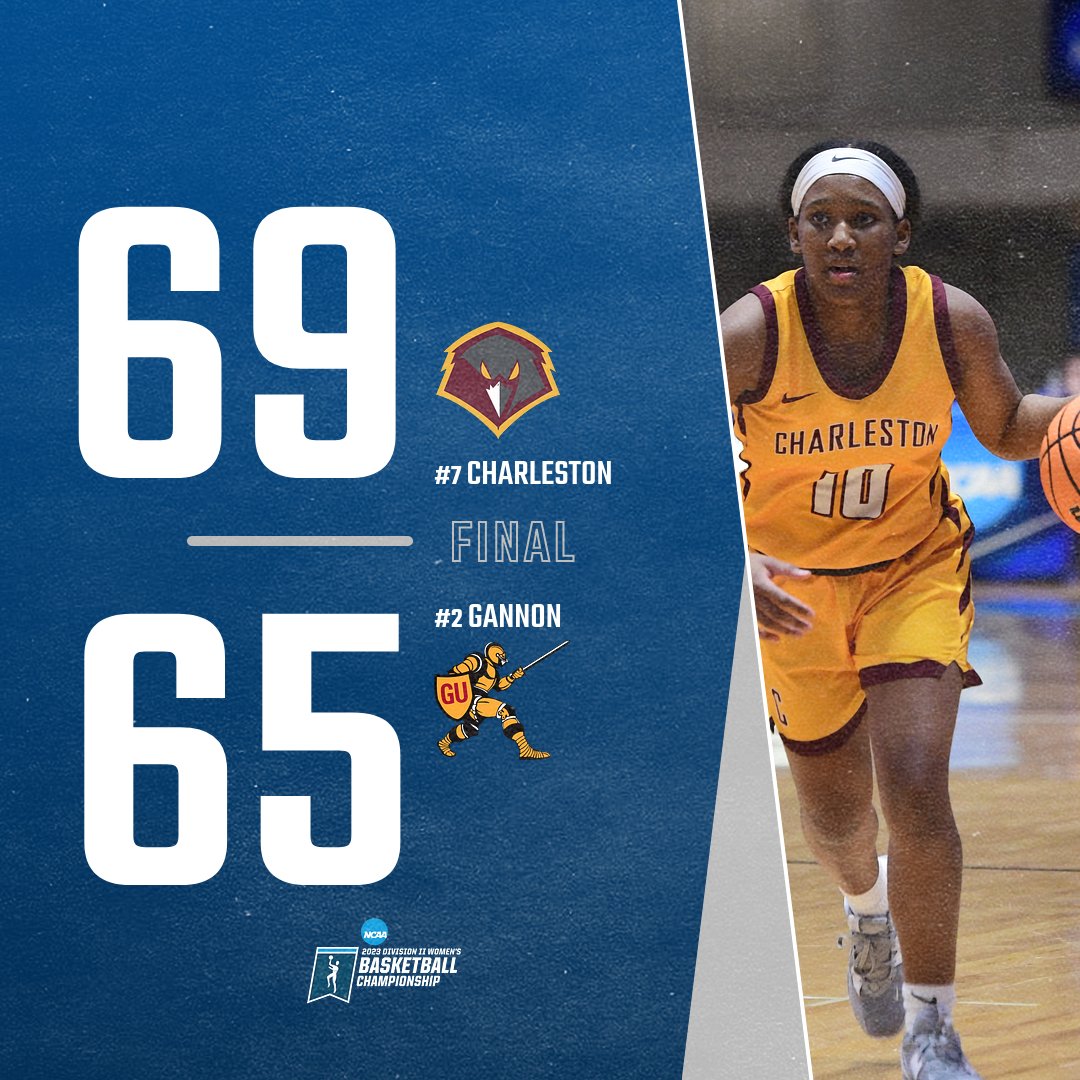 Charleston upsets second-seeded Gannon, 69-65, in today's second regional quarterfinal. Markyia McCormick finished with 27 points for the Golden Eagles.