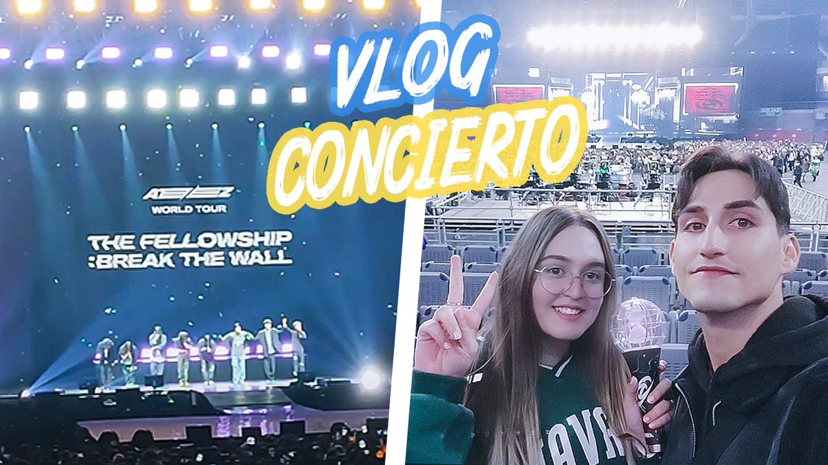 PaulNFive's tweet photo. ✨Cumplimos NUESTRO SUEÑO!✨ Vlog CONCIERTO de ATEEZ en Madrid🏴☠ 2023💙
🔗https://t.co/8raY56V9Wh
#atiny #atinyvlog #ateez #BreakTheWallTour2023 #ateezinmadrid https://t.co/EPuTY28nFo