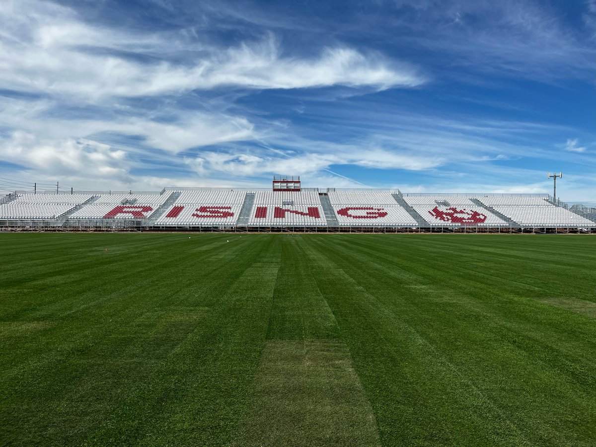 PHXRisingFC's tweet photo. 🚨STADIUM UPDATE🚨: We have grass!! 

#RisingAsOne https://t.co/FfxUCX3f0p