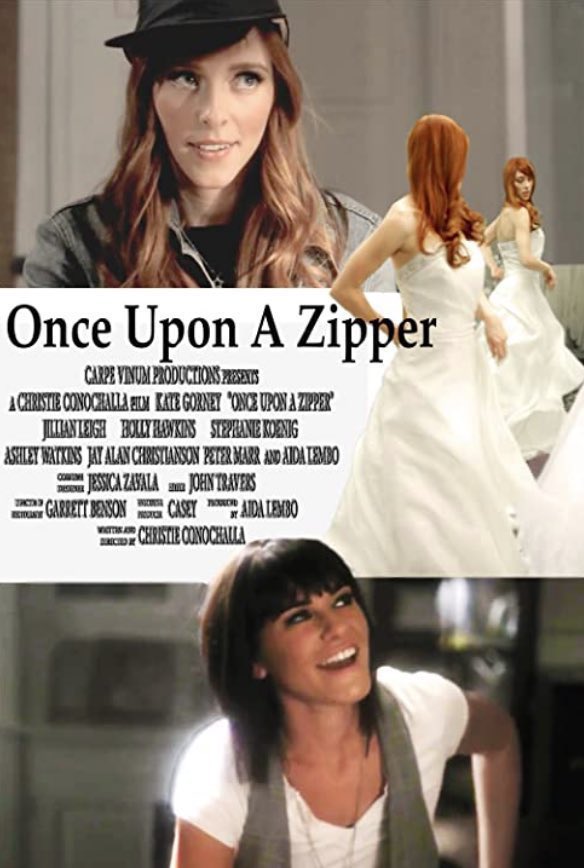 #Comedy 

Rachel can’t help herself from falling in love with Paulie, the woman helping her try on wedding gowns, in this homage to classic lesbian romantic comedies
CAST #KateGorney #JillianFederman #HollyHawkins #StephanieKoenig

#OnceUponAZipper directed by #ChristieConochalla
