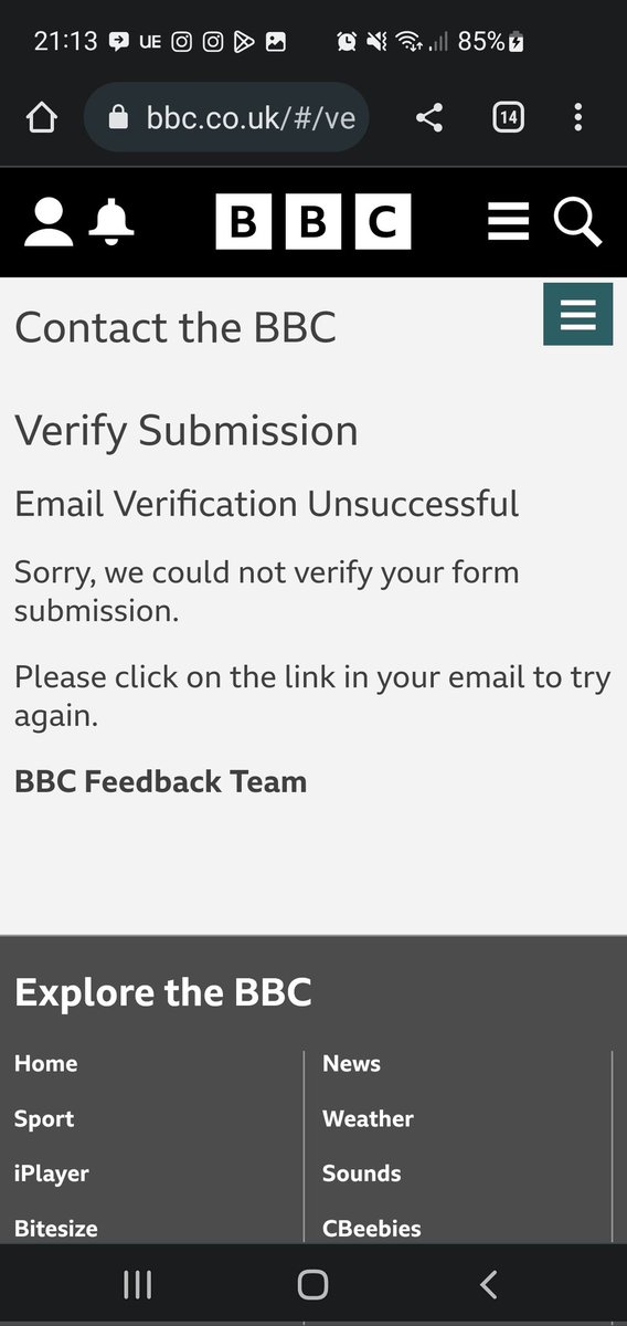 mrswoodwoose's tweet image. How odd that when submitting a complaint to the @BBCNews they can send the verification link to my email but when I click to verify...#supportGaryLineker