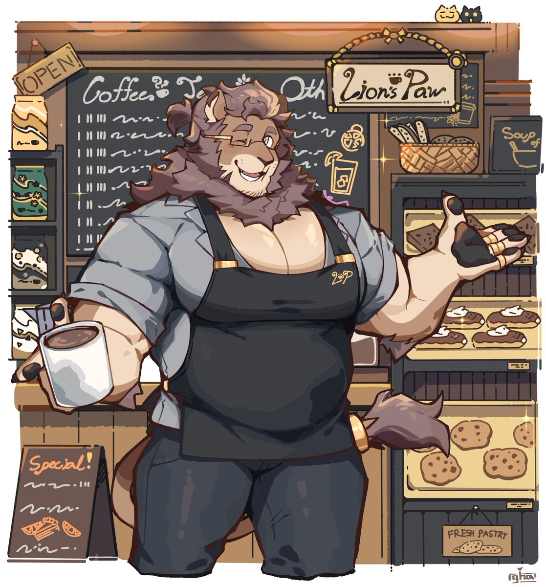 coffee lion cafe 🦁☕️