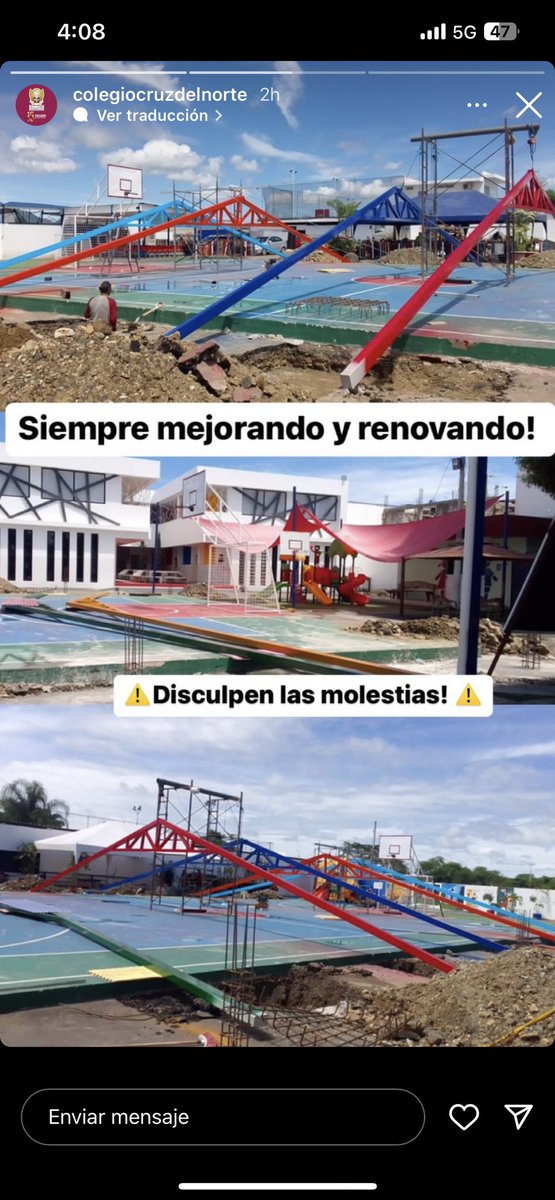 Seguimos invirtiendo en Portoviejo. Siempre en constante evolución. Cruz del norte.