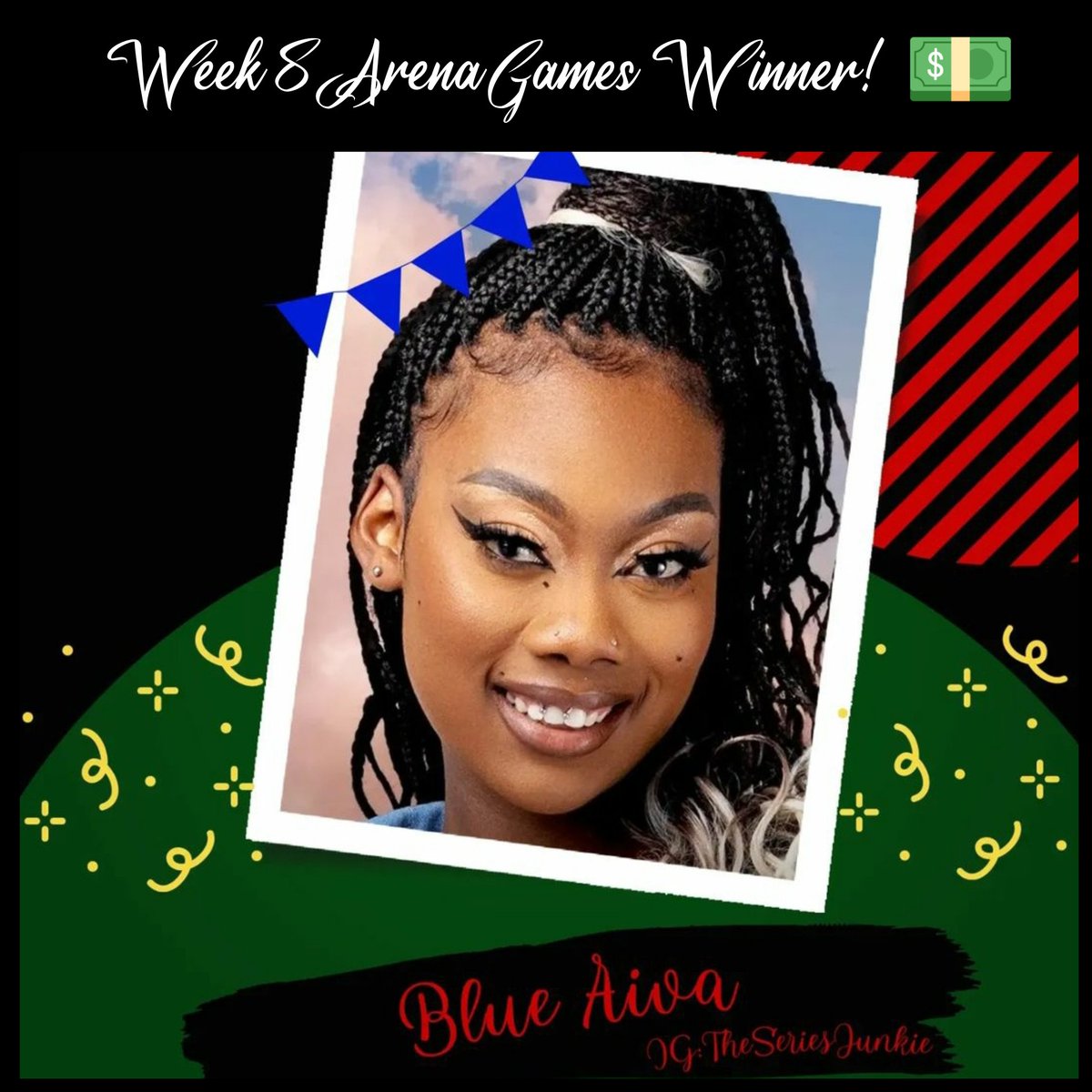 Blue Aiva is #BBTitans Week 8 Arena Games Winner.
.
Visit instagram.com/theseriesjunki… for more details.
.
.
.
Pyjamas Party, Mr. Peter Obi, JSS 1, #BeautyTukura #KudaBankScam, #OCCUPYINEC, Juju Punter, Shella, Aunty Kate, Mikel Obi, #TheGlory, Opay, BVAS, Ababio, Obey Court Order