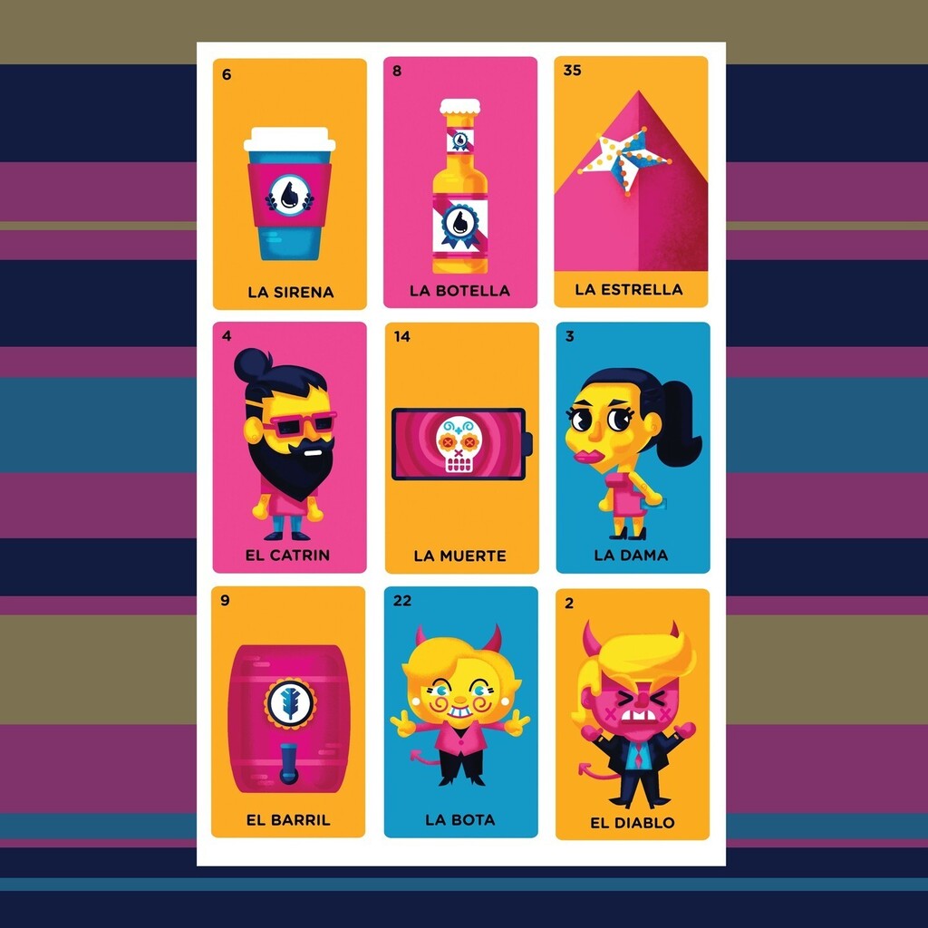 Ink8yteatwork's tweet photo. Here's our modern loteria project! Celebrate yelling LOTERIA!! with a contemporary twist and maybe even do it in style! ⁠
⁠
Get a shirt and wear it proud, link in bio⁠
.⁠
.⁠
.⁠
⁠
#trump #trumpshirt #eldiablo #loteria #inkbyteatwork #dribbble #cmyk #letsmakeinkbytegreatag… https://t.co/1aUFsE4oJP