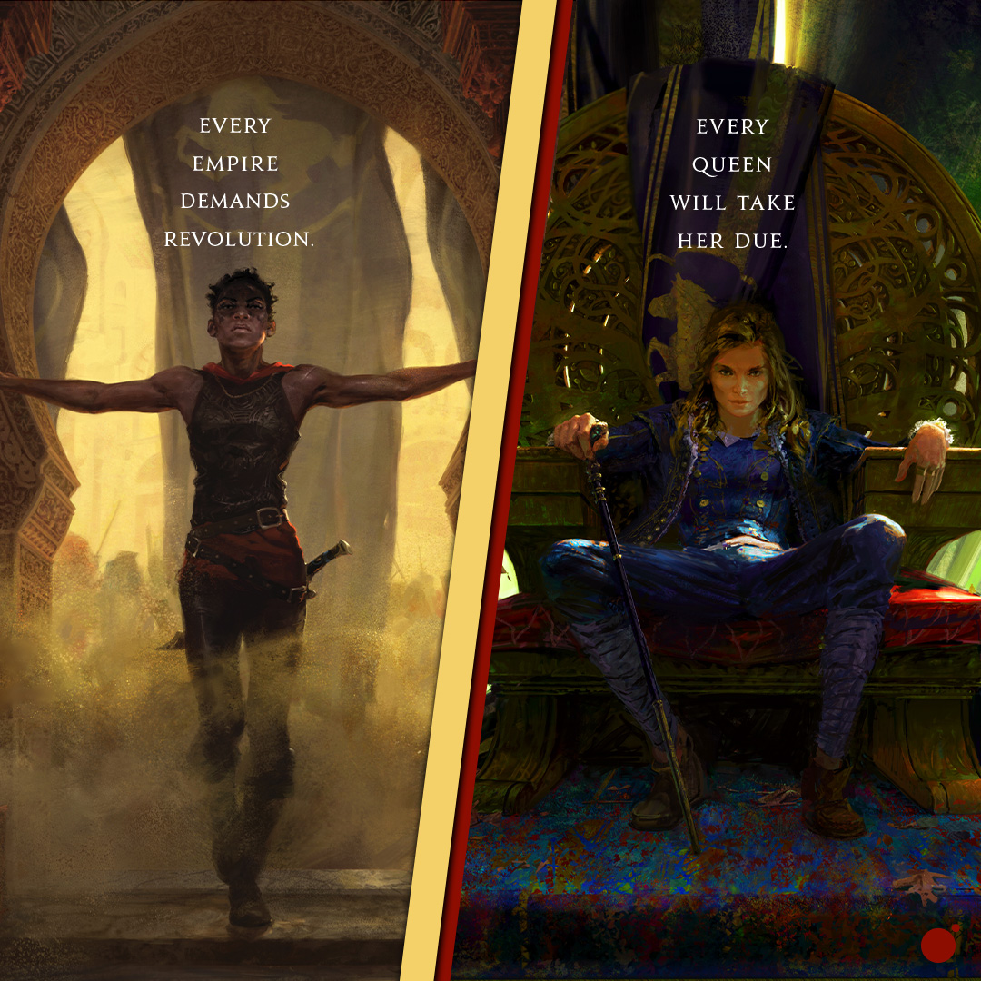 orbitbooks's tweet photo. Take a closer look at the stunning details of the illustrations for THE UNBROKEN &amp; THE FAITHLESS by @C_L_Clark.

...We might have an exciting giveaway coming next week!

Cover Illustrations by @TommyArnoldArt https://t.co/vXghZGfgq5