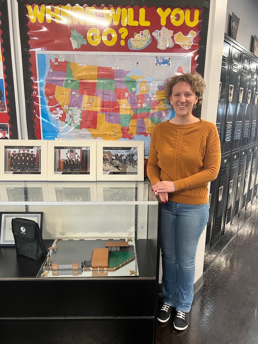 BASISPrescott's tweet photo. Shout out to Ms. Bradford for being voted Coyote Employee of the Month in February! She is always willing to jump in and offer to help cover duties or classes, maintains a positive attitude and continually goes above and beyond! Thank you, Ms. Bradford, for being you! https://t.co/pwJLmtZzay