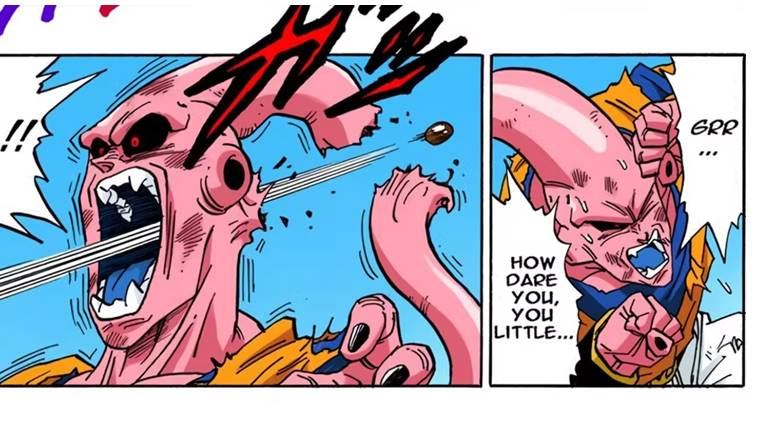 tfwPhoebe's tweet photo. I think something people really miss when they talk about who beating Goku is the fact Vegetto got turned into a piece of candy with no brain, no bones and no organs and still kept beating Buu's ass simply because he was him https://t.co/wPEu3MjaeR