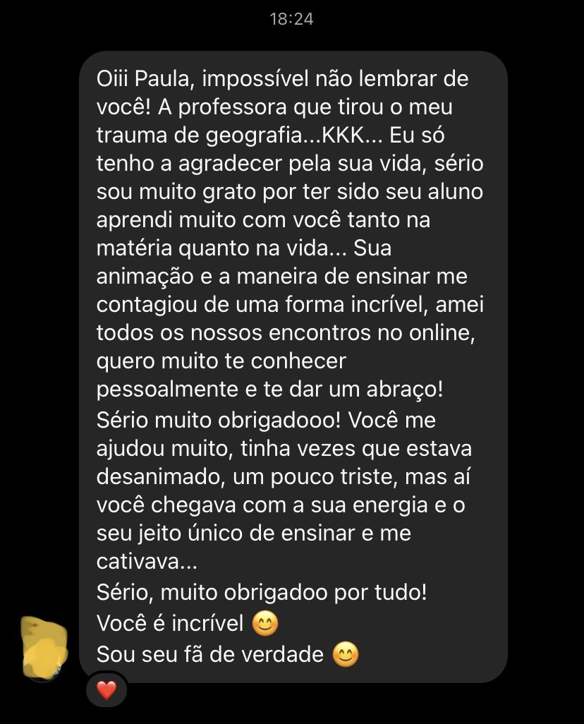 O on-line não funciona, disseram eles… toda minha gratidão ao garoto caladão do ano passado, salvou meu dia 💙