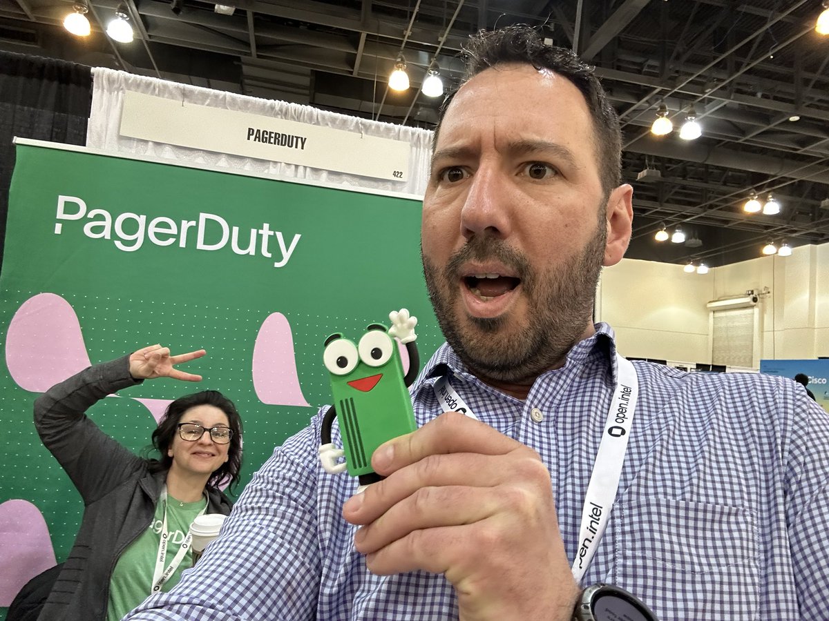 So .@DormainDrewitz went to the .@pagerduty booth and you are not here. #scale20x