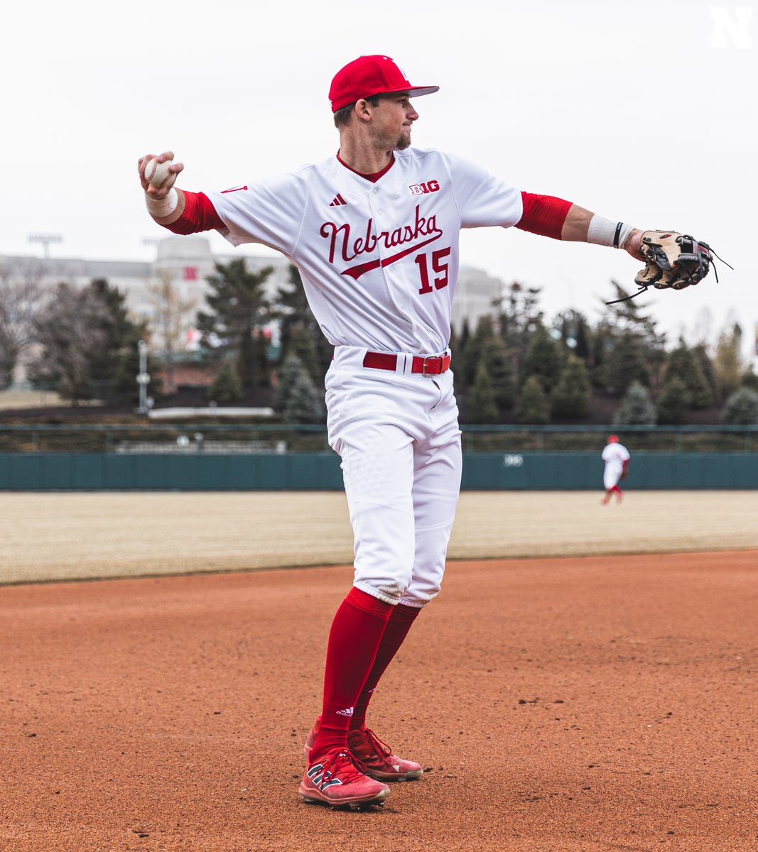 HuskerBaseball's tweet photo. Debuting our new home whites today. 👀 https://t.co/Aj8ZQbxRrW