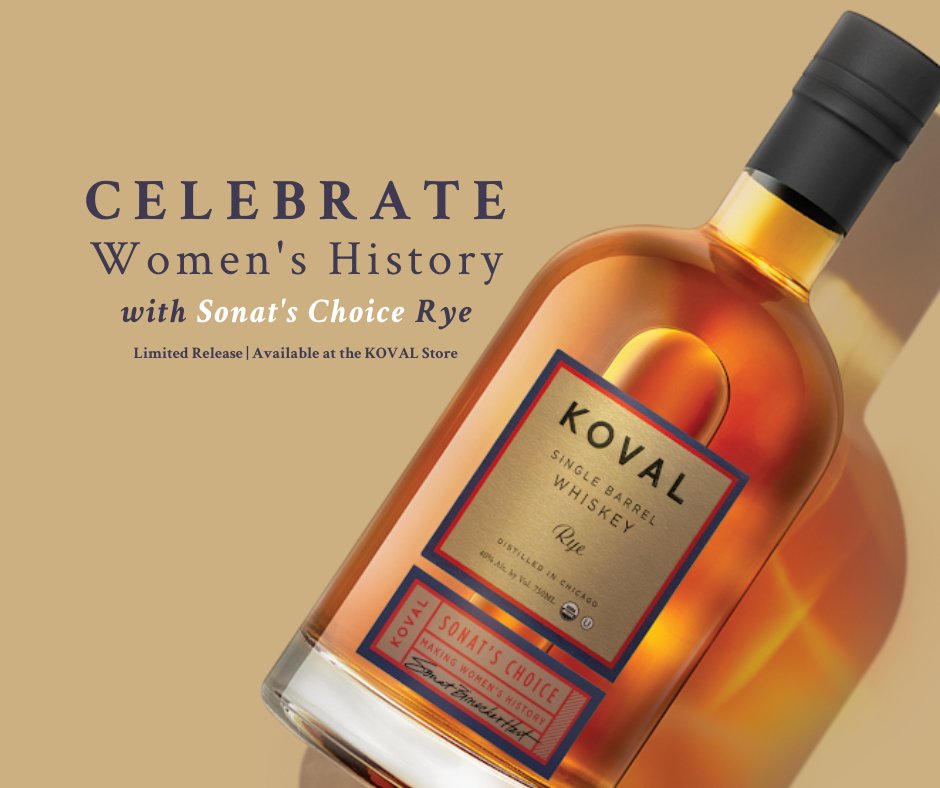 kovaldistillery's tweet image. Sonat's Choice Limited Edition Rye Whiskey is now available in our store! 

Cheers to our Founder and President, Dr. Sonat Birnecker Hart,  and ALL women around the globe! 🥃 ✨